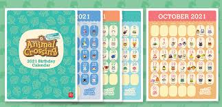 Keep your memories alive year round with a large photo calendar. Printable Animal Crossing New Horizons 2021 Birthday Calendar Rewards My Nintendo