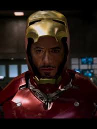 Iron Man Covering His Face