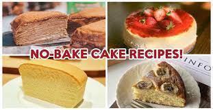 10 No Bake Cake Recipes Including Rice Cooker Japanese Cheesecake And Milo Crepe Cake Eatbook Sg New Singapore Rest Cake Baking Recipes No Bake Cake Baking