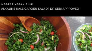 Alkaline diet (also known as the alkaline ash diet, alkaline acid diet, acid ash diet, and acid alkaline diet) describes a group of loosely related diets based on the misconception that different types of food can have an effect on the ph balance of the body. Alkaline Vegan Kale Garden Salad Dr Sebi Approved Easy Salad Recipes