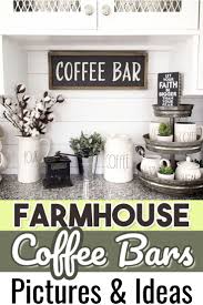 Coffee bar ideas for small kitchen counter. Diy Coffee Bar Ideas Stunning Farmhouse Style Beverage Stations For Small Spaces And Tiny Kitchens Decluttering Your Life Farmhouse Coffee Bar Diy Coffee Bar Coffee Bars In Kitchen