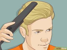 To keep my clients' hair straight for long periods of time, i encourage them to focus on their hair's health, says murray. 3 Ways To Straighten Men S Hair Wikihow