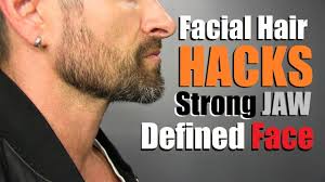 Square face shapes are characterised by a stronger, more angular jaw line and your forehead, cheekbones and jaw will all span the same width. Strong Jaw Defined Face Facial Hair Hacks Youtube