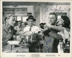 Kirk douglas, one of the last surviving movie stars from hollywood's golden age, whose rugged good looks and muscular intensity made him a commanding presence in celebrated films like lust for life, spartacus and paths of glory, died on wednesday at his home in beverly hills, calif. Cast A Giant Shadow Movie Cast Printed Photograph Signed In Ink Co Signed By Senta Berger Kirk Douglas Historyforsale Item 341723
