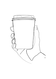 Hand Offering A Coffee Tea Cup Minimal Art Black And White Etsy In 2021 Tea Cup Art Coffee Cup Art Minimal Art