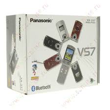 Телефон Panasonic VS7 silver black ...