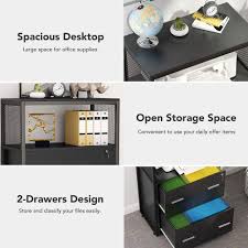 I have a steelcase filing cabinet and i just took a look at the locking mechanism. White Large Modern Filing Cabinet Printer Stand With Metal Wire Open Storage Shelves For Home Office Letter Legal A4 Size Tribesigns 2 Drawer Lateral File Cabinet With Lock Furniture Home Kitchen