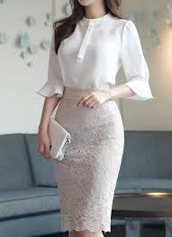 Romantic Trendy Looks Styleonme In 2020 Office Fashion Women Classy Work Outfits Business Casual Dresses