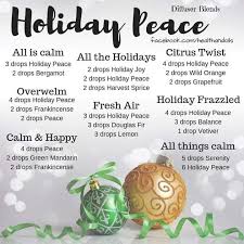 Different Recipes Using Holiday Peace Essential Oil Diffuser Blends Recipes Essential Oil Diffuser Recipes Essential Oil Blends Recipes