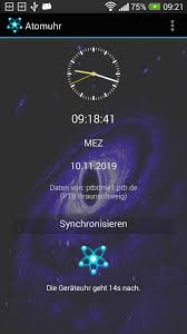 Eine atomuhr ist eine uhr, deren zeittakt aus der charakteristischen frequenz von strahlungsübergängen der elektronen freier atome abgeleitet wird. Atomuhr Fur Android Apk Herunterladen