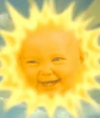 Say Hello To The Real Teletubbies Sun Baby Teletubbies Laughing Baby Baby Face