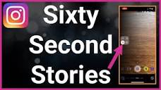 How To Make Instagram Story 60 Seconds - YouTube