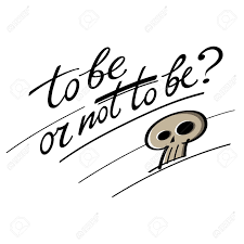 To Be Or Not To Be Question Hamlet Shakespeare Skull Royalty Free SVG,  Cliparts, Vectors, and Stock Illustration. Image 23111976.
