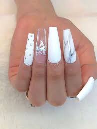 Removing these acrylic nails is extremely easy. 30 Simple Trending White Nail Design Ideas 1 Whitenailart White Acrylic Nails Orchid Nails White Nail Designs