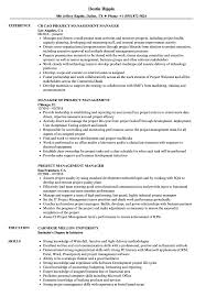 The project manager resume shown here is the best example of resume writing. Project Management Manager Resume Samples Velvet Jobs