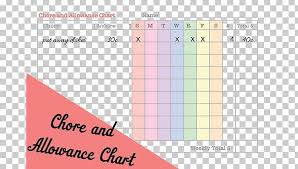 chore chart allowance money child png clipart free png