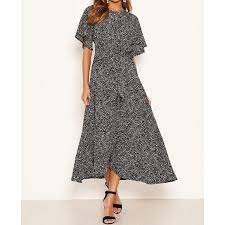Ax Paris Dresses Ax Paris Polka Dot Wrap Frill Midi Dress Poshmark