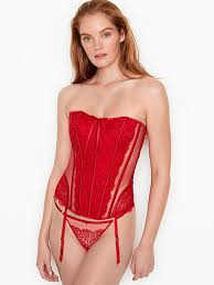 Handmade pinstripe corset with hot pink ribbon. Sexy Corsets Bustiers Victoria S Secret