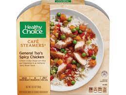 It can be a challenge to find decent food for a decent price when eating out. Amazon Com Healthy Choice Cafe Steamers General Tsos Spicy Chicken 10 3 Ounce 8 Per Case Grocery Gourmet Food