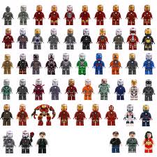 Maybe you would like to learn more about one of these? 56pcs Ironman Minifigures Fit Lego Marvel Minifigure Ironman
