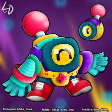 ¡nani es una robot con muy buen ojo para la batalla! Pin By Winkler Veronika On Brawl Stars Anime Stars Star Wallpaper Star Character