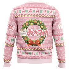Christmas Magic Puella Magi Madoka Magica Ugly Christmas Sweater - Anime Ape