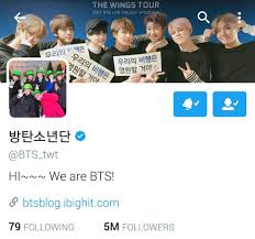 Bts Have Reached 5m Followers On Twitter It S Like There Was Only 4m Yesterday Go Follow Bts Twt If You Haven T I Wil Bangtan Bangtan Sonyeondan Jungkook