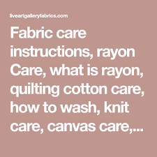 Fabric Care Instuctions Art Gallery Fabrics Fabric Care Denim Care Fabric