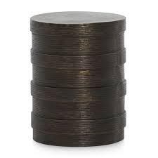 Inez Drum End Table Reviews Crate And Barrel End Tables Crate And Barrel Drums