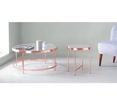 Buy Collection Round Glass Top Coffee Table Copper Plated At Argos Co Uk Your Online Shop For Coffe Coffee Table Contemporary Coffee Table Coffee Tables Uk