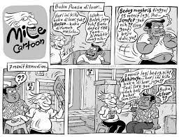 Mice Cartoon Kompas Buka Puasa Di Luar Komik Lucu Kartun Komik