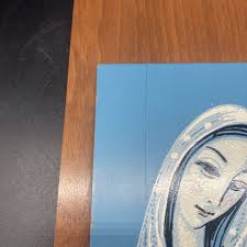 MCM Daniel Lareau Religious Panel Mission Art Studio Madonna With Jesus