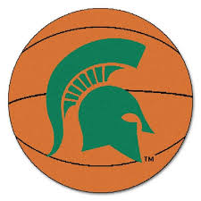 Michigan State Basketball Logo Fanmats Michigan State University Team Logo 27 I Michigan State Spartans Basketball Michigan State Spartans Michigan State