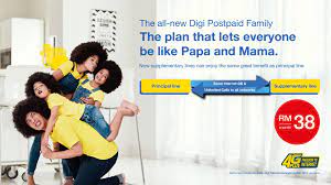 With the new digi postpaid family plan, customers no longer need to deal with confusing supplementary plans, separate pricing, internet quotas you are never too far from your family when overseas with digi's roam like home plan that offers primary line user 5gb of internet data and 60. Digi Postpaid Family Plan Offers Equal Internet Quota For Shared Lines