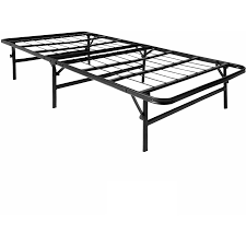 7.5'' h x 54'' w x 70'' l. Twin Xl Size Metal Bed Frame Folding Platform Heavy Mattress Foundation Base Beds Bed Frames Home Garden Furniture