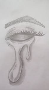 goz cizimi aglayan korkunc goz sketches female sketch drawings