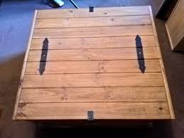 These classic mexican pine trunks are right at home in any rustic decor including rustic, southwest, log cabin and santa fe styles. Mexican Pine Chest Coffee Table Village