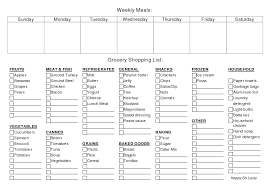 Kara S Weekly Menu Grocery Planning Back To Scool Blog Bash Finalle