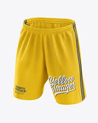 Men S Soccer Shorts Mockup Half Side View In Apparel Mockups On Yellow Images Object Mockups Soccer Shorts Sports Shorts Women Clothing Mockup
