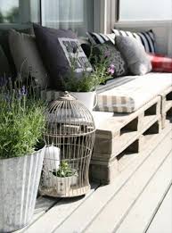 Lounge Sitzecke Fur Den Balkon Von Hobby Apartment Balcony Decorating Pallet Deck Furniture Deck Furniture