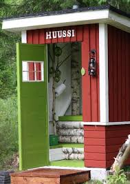 Perhottaren Paivakirja Huussi On Valmis Cottage Toilets Outdoor Toilet Outhouse