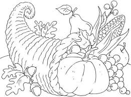 The cornucopia is an ancient symbol to represent the harvest and is also known as the horn of plenty. Studying Free Printable Cornucopia Coloring Pages Designquint Coloring Library