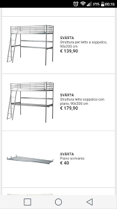 Sviluppato un tale modello di acciaio. Letto A Soppalco Ikea Svarta In 20136 Milano Fur 100 00 Zum Verkauf Shpock At