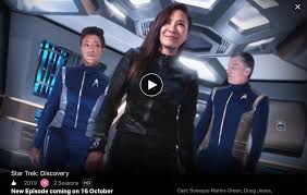 Real world article(written from a production point of view). Netflix Confirms Star Trek Discovery Season 3 Launching Internationally On October 16 Trekmovie Com
