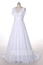 … zu einem langen kleid 3. 2018 Moderne Brautkleid Hochzeitskleider A Linie Rabatt Kaufen