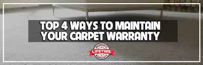 4 ways to mainn your carpet warranty
