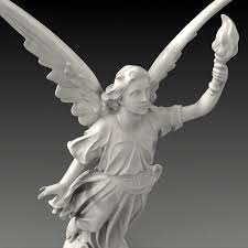 3d scan models photoreal models game ready models rigged models 3d Model Lucy A Christian Angel Statue Cgtrader
