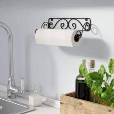 Decorative kitchen towel holder for the wall. Decorative Paper Towel Holder Wall Mount Visualhunt