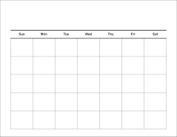 Calendar Template Large Boxes In 2020 Free Blank Calendar Printable Calendar Large Blank Calendar Template