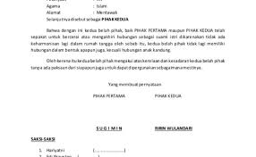 Penutup bagian penutup bisa berisi pernyataan lainnya. Suami Contoh Surat Perjanjian Cerai Contoh Surat Cerai Cute766